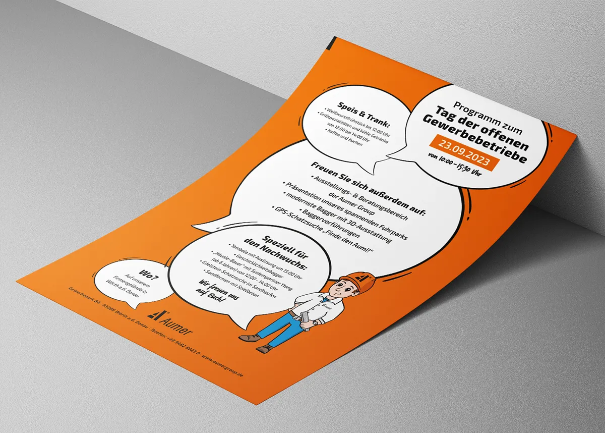 Referenz Aumer Flyer