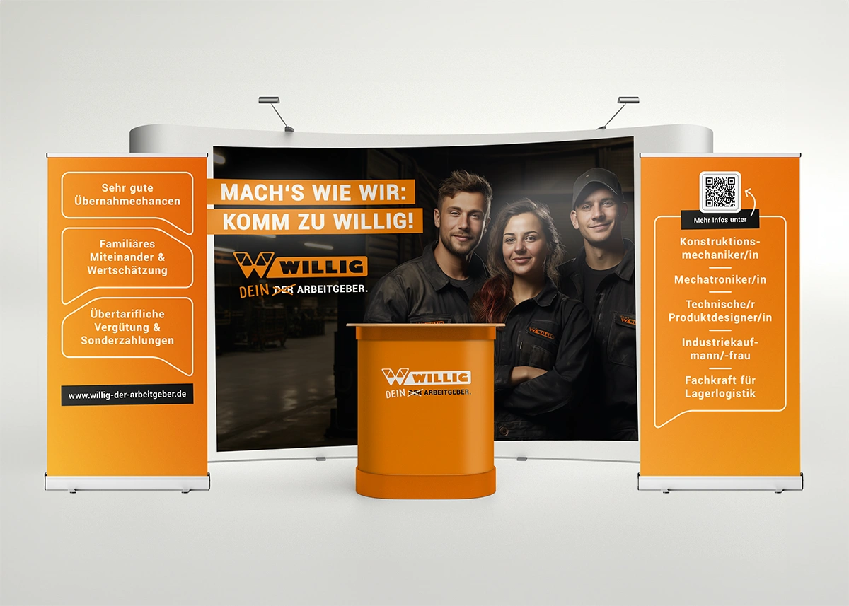 Referenz Willig Azubimessestand Referenz Willig Azubimessestand